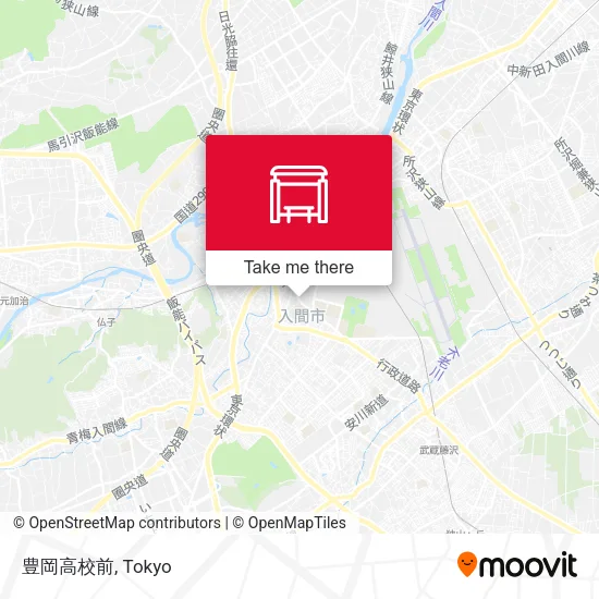 Toyooka High School Front map