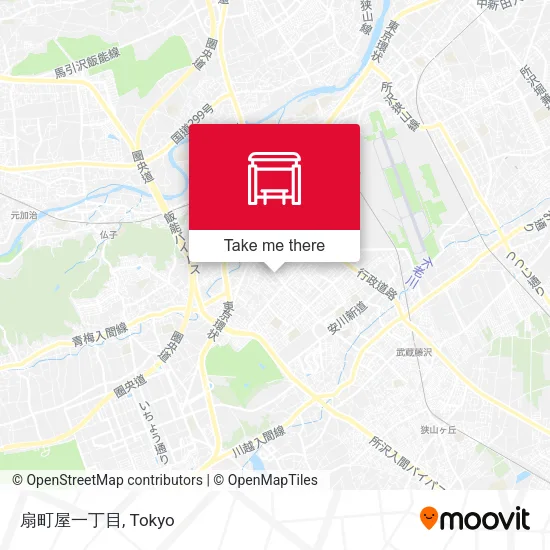 扇町屋一丁目 map