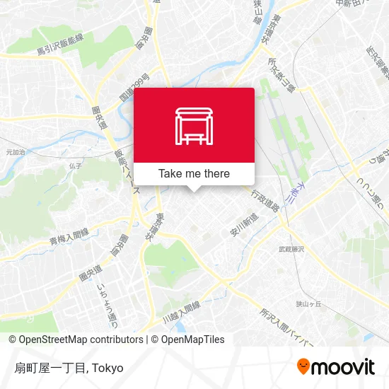 Ogimachi 1-chome map