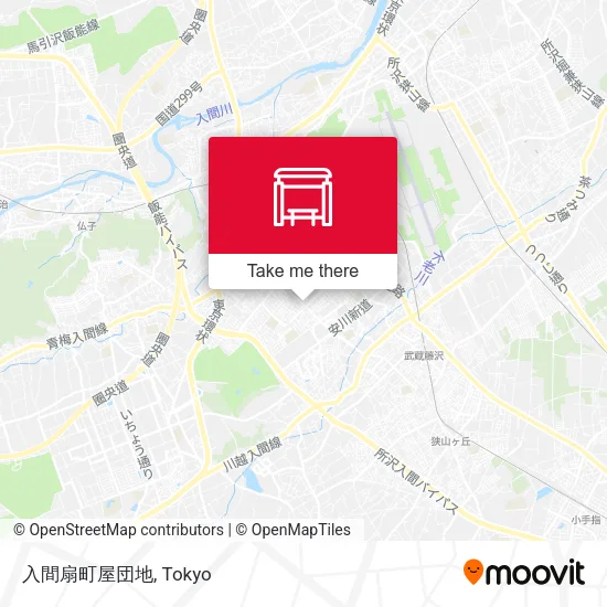 Iruma Ogimachiyadanchi map