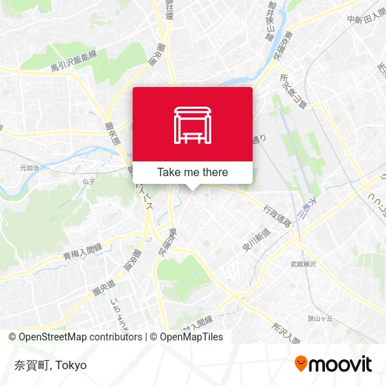 奈賀町 map