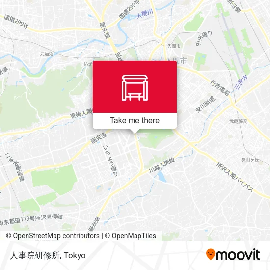 人事院研修所 map