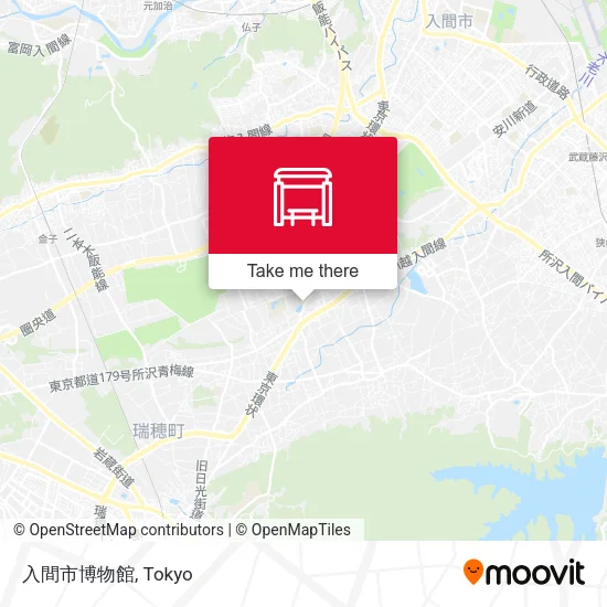 Iruma City Museum map