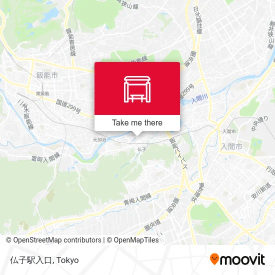 Bushi Station Entrance map