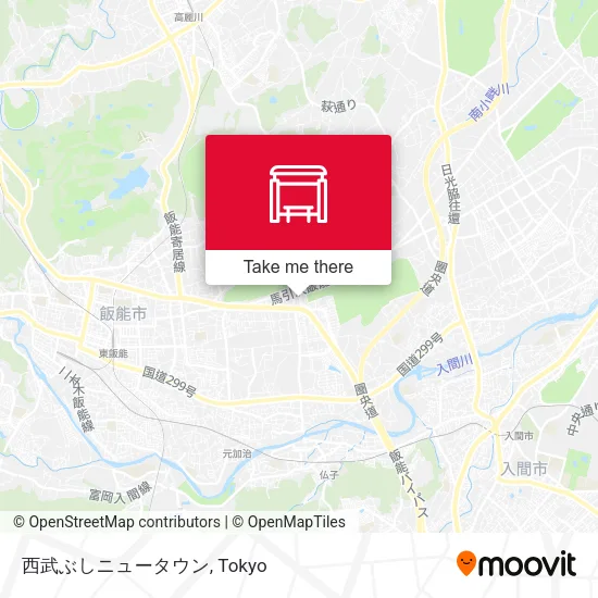 西武ぶしニュータウン map