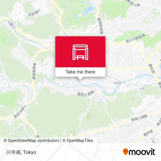 川寺南 map