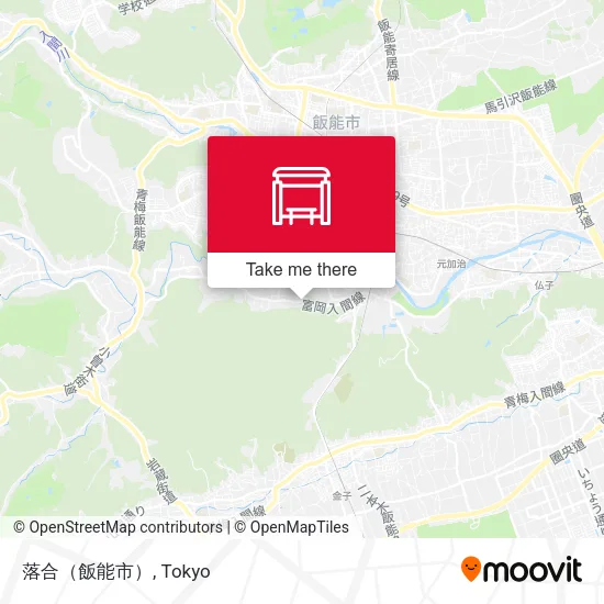 落合（飯能市） map