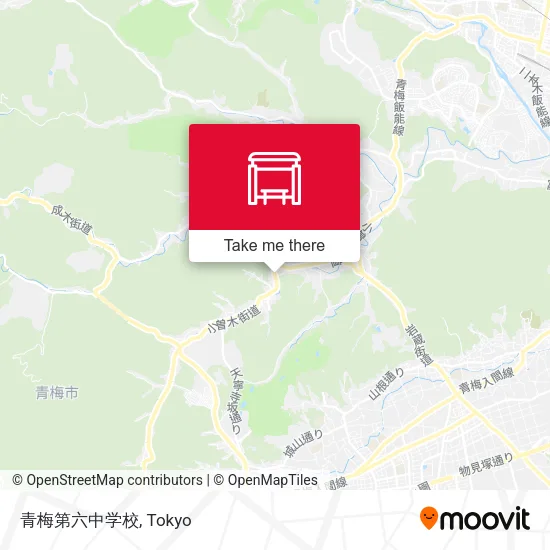 Ome Sixth Junior High School map