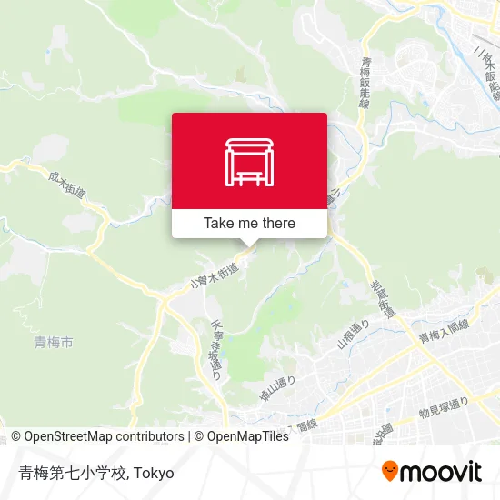 Ome 7th Elementary School map