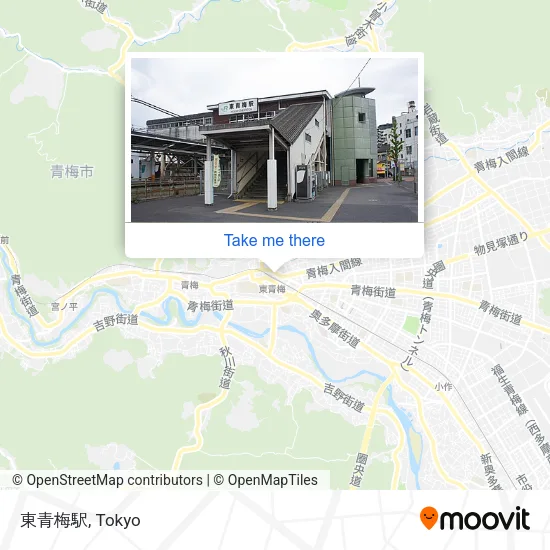 東青梅駅 map