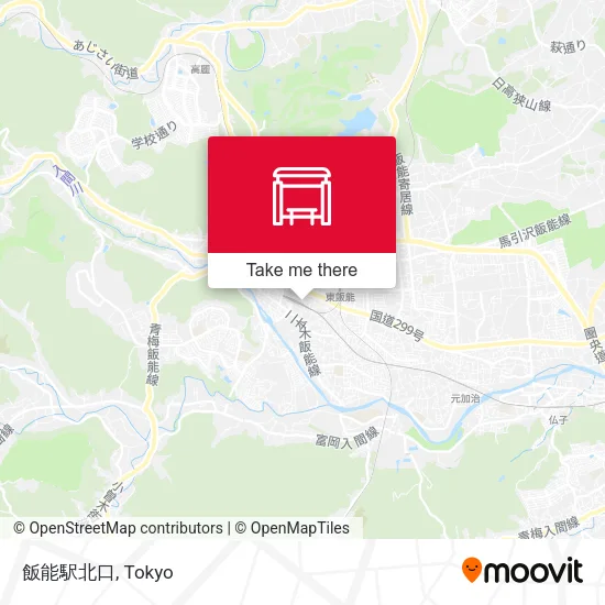 飯能駅北口 map