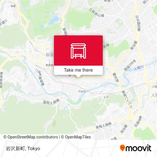 Iwasawa-Shinmachi map