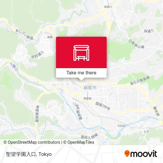 聖望学園入口 map