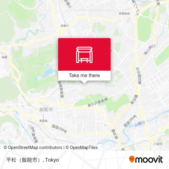 Hiramatsu (Hanno City) map