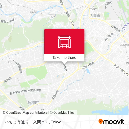 いちょう通り（入間市） map