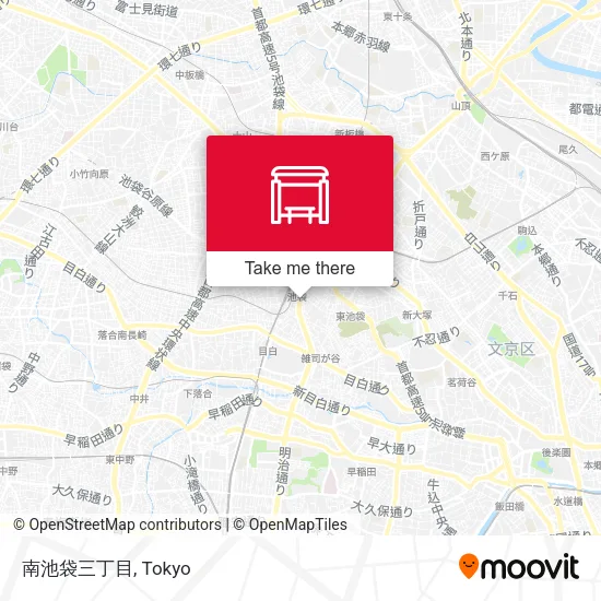 南池袋三丁目 map