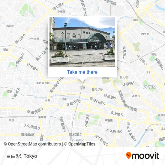 目白駅 map