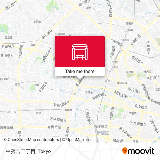 中落合二丁目 map