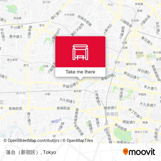 落合（新宿区） map