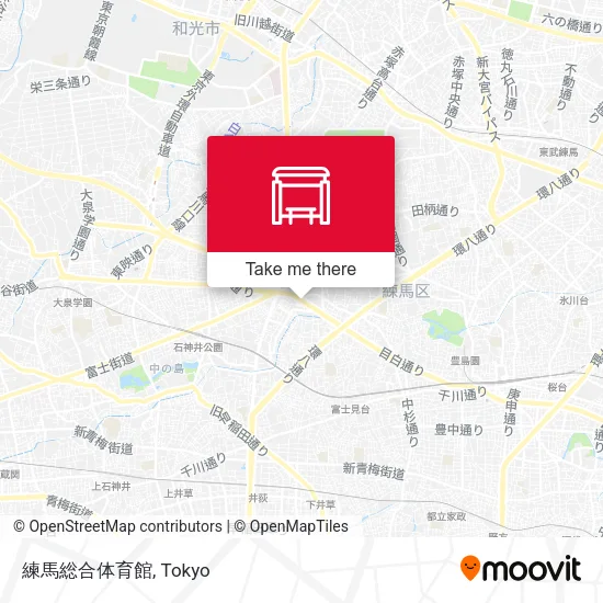 練馬総合体育館 map