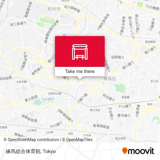 練馬総合体育館 map