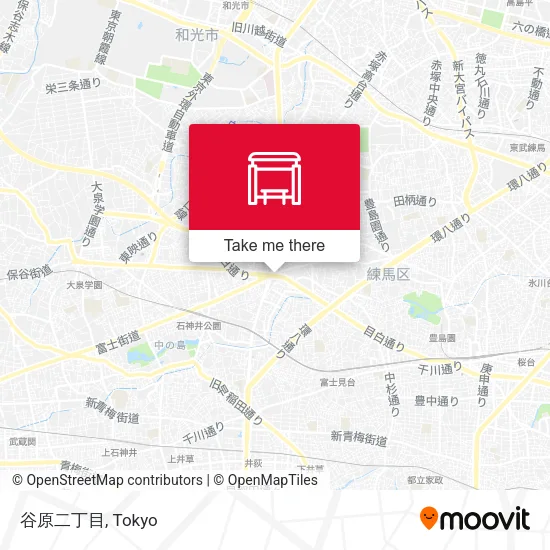谷原二丁目 map