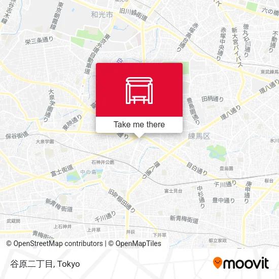 谷原二丁目 map