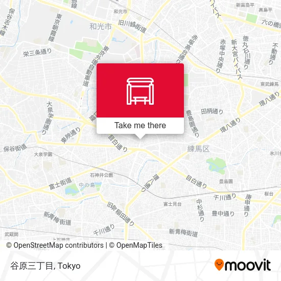 谷原三丁目 map