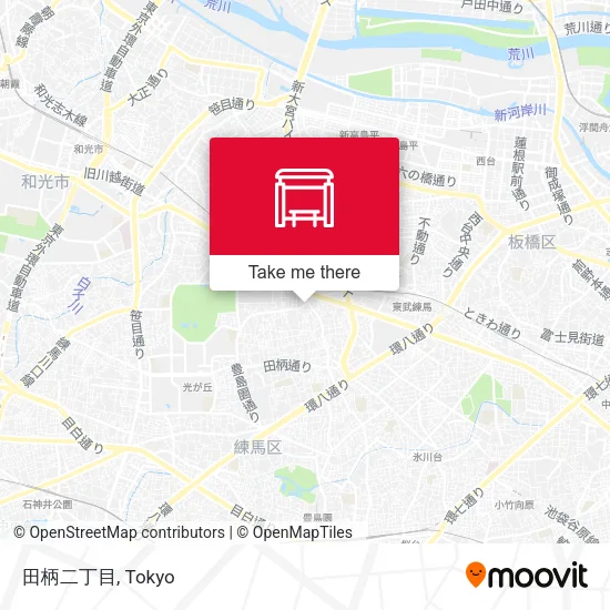 田柄二丁目 map