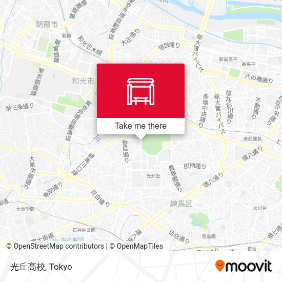 光丘高校 map