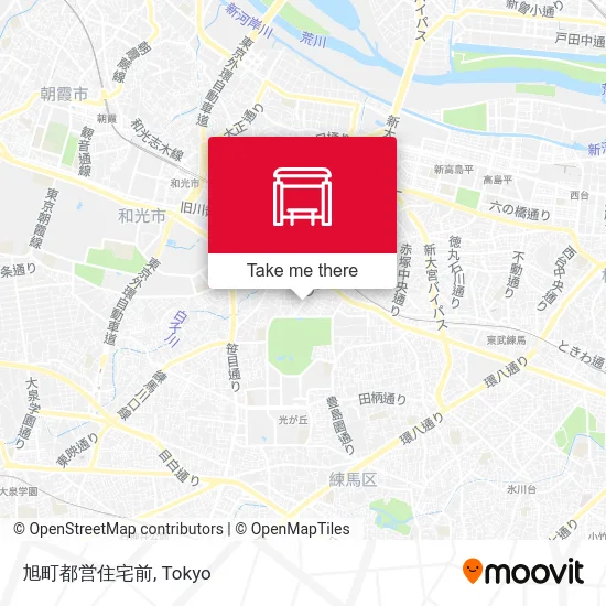 Asahicho Municipal Housing map