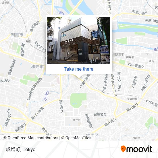 成増町 map