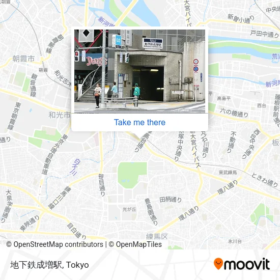 地下鉄成増駅 map