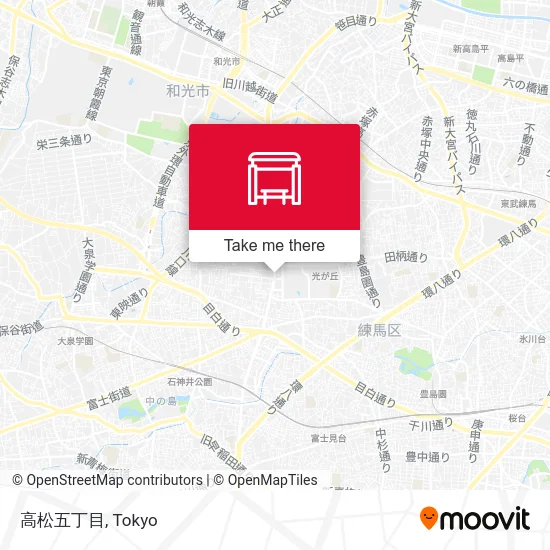 Takamatsu 5-chome map