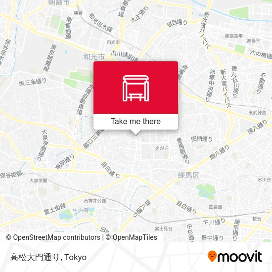 Takamatsu Daimon Street map