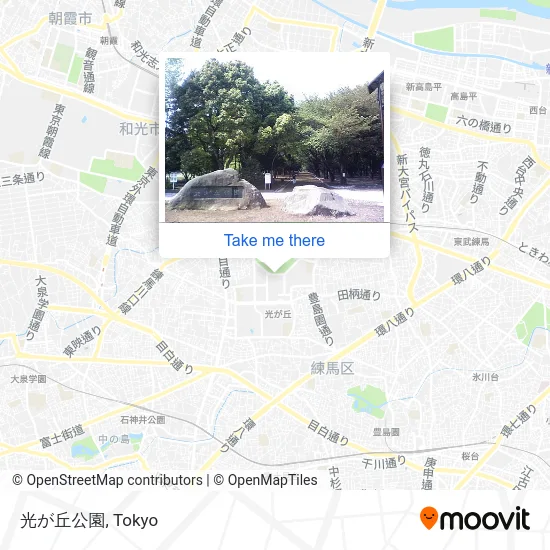 光が丘公園 map