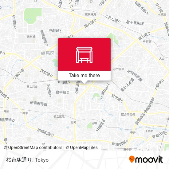 桜台駅通り map