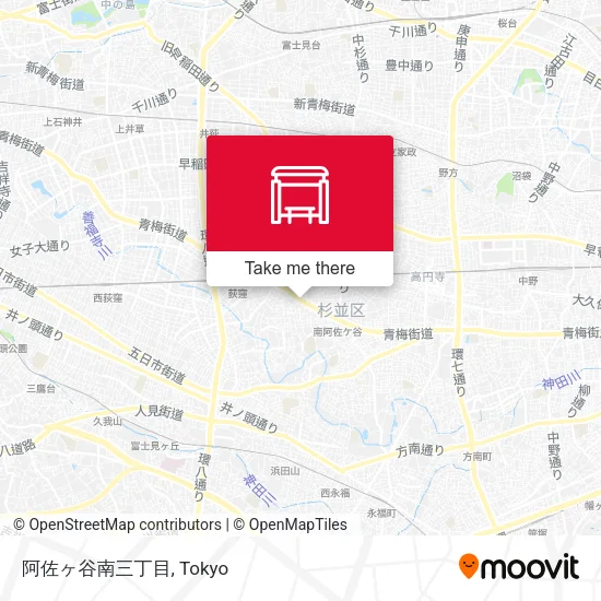 阿佐ヶ谷南三丁目 map