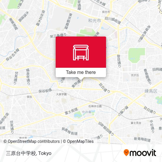 三原台中学校 map