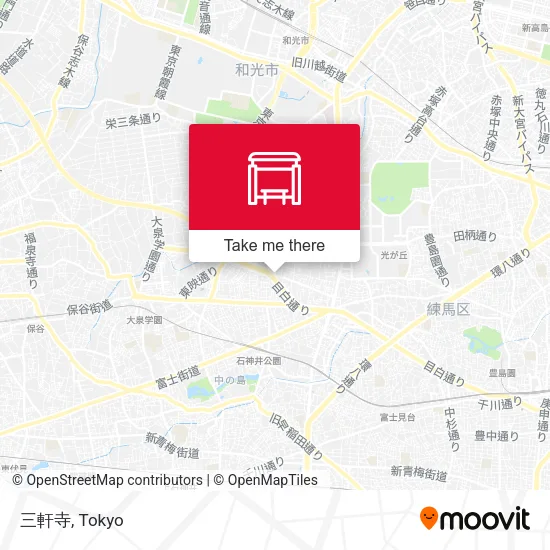 三軒寺 map