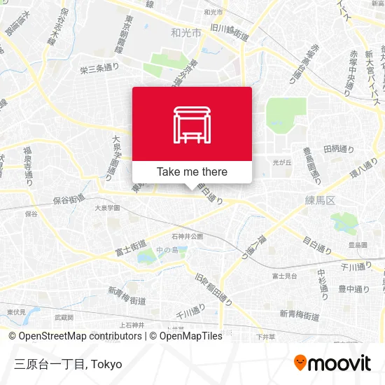 三原台一丁目 map