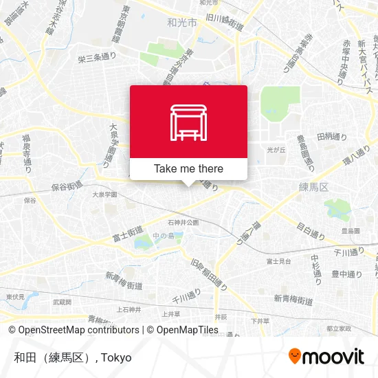 和田（練馬区） map