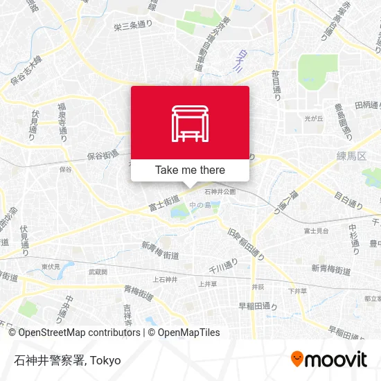 石神井警察署 map