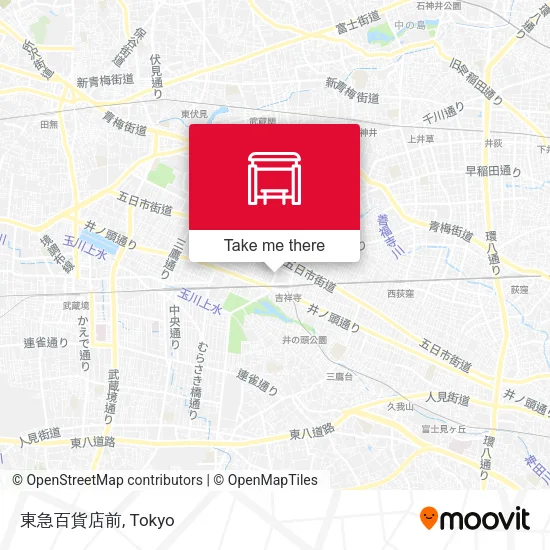 東急百貨店前 map