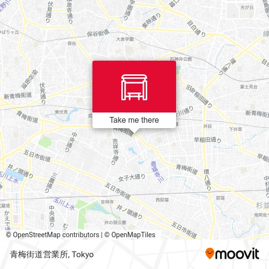 青梅街道営業所 map
