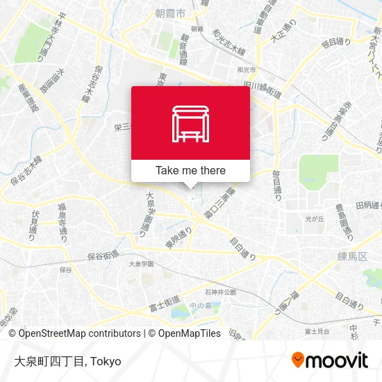 大泉町四丁目 map
