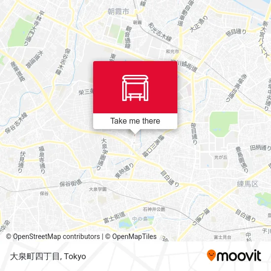 大泉町四丁目 map