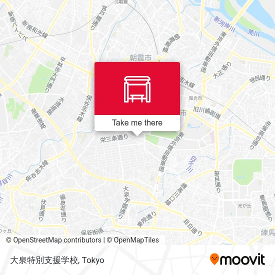 Oizumi Special Support School map