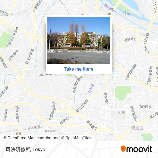 Judicial Training Institute map