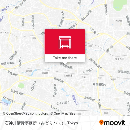 石神井清掃事務所（みどりバス） map